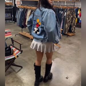 Vintage 90s Disney oversized denim Jacket